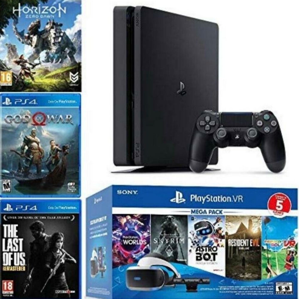 Playstation 4 with VR set and Games included